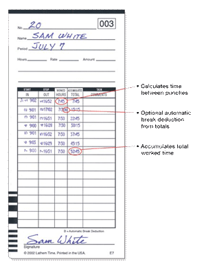 Time CardDISCONTINUED